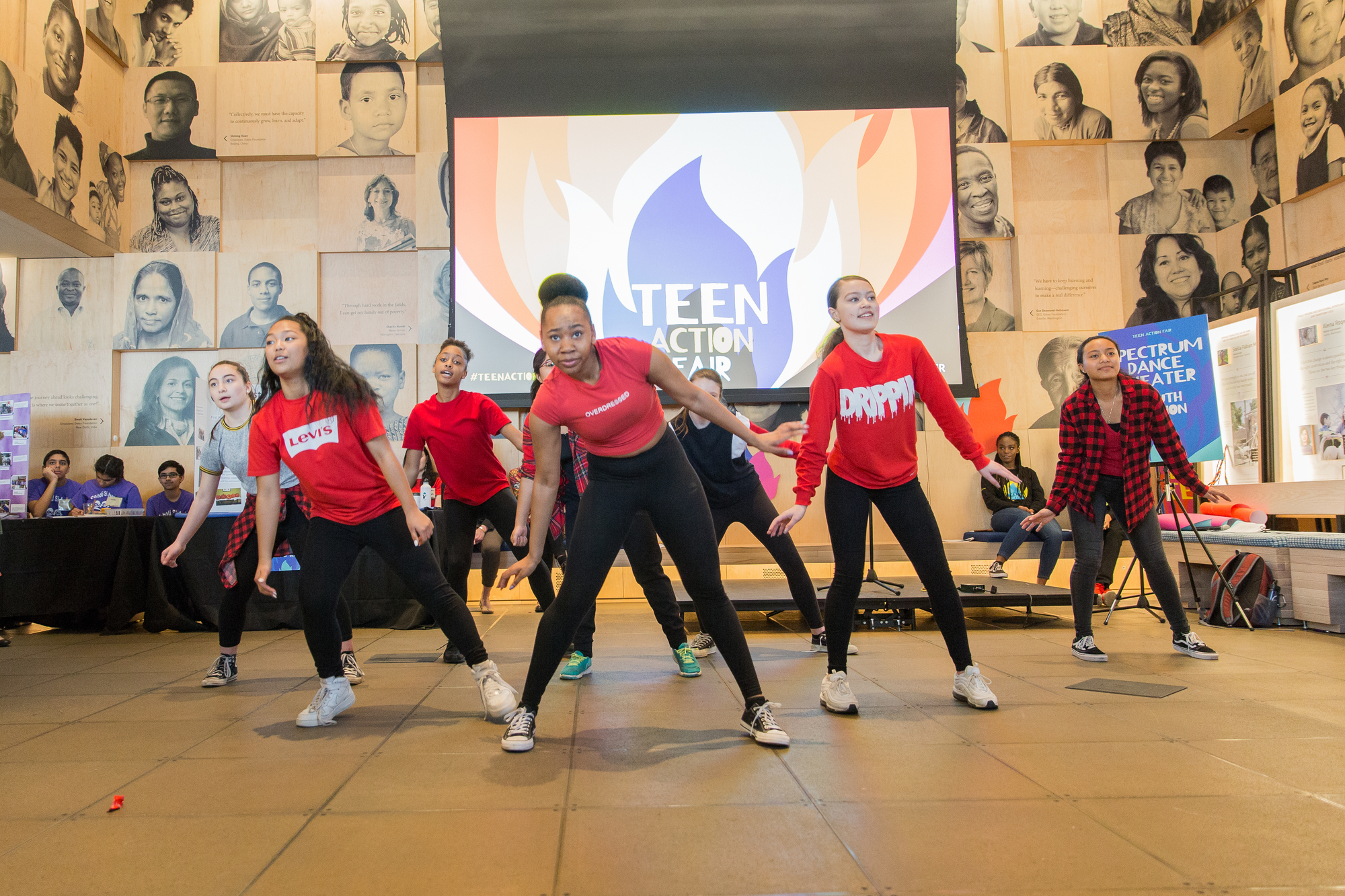 Spectrum Dance Theater's Youth Division perform at the 2019 Teen Action Fair,