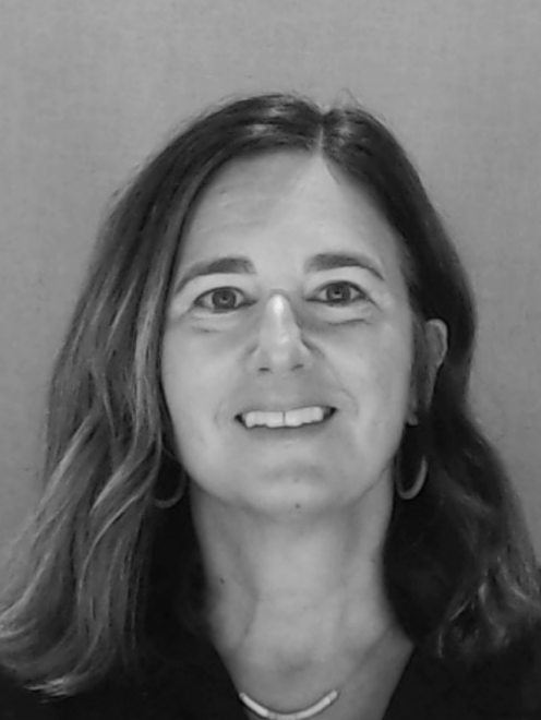 Black and white headshot image of Discovery Center staff member Deborah Sepulveda.