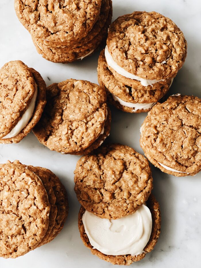 batch of cookies on a counter