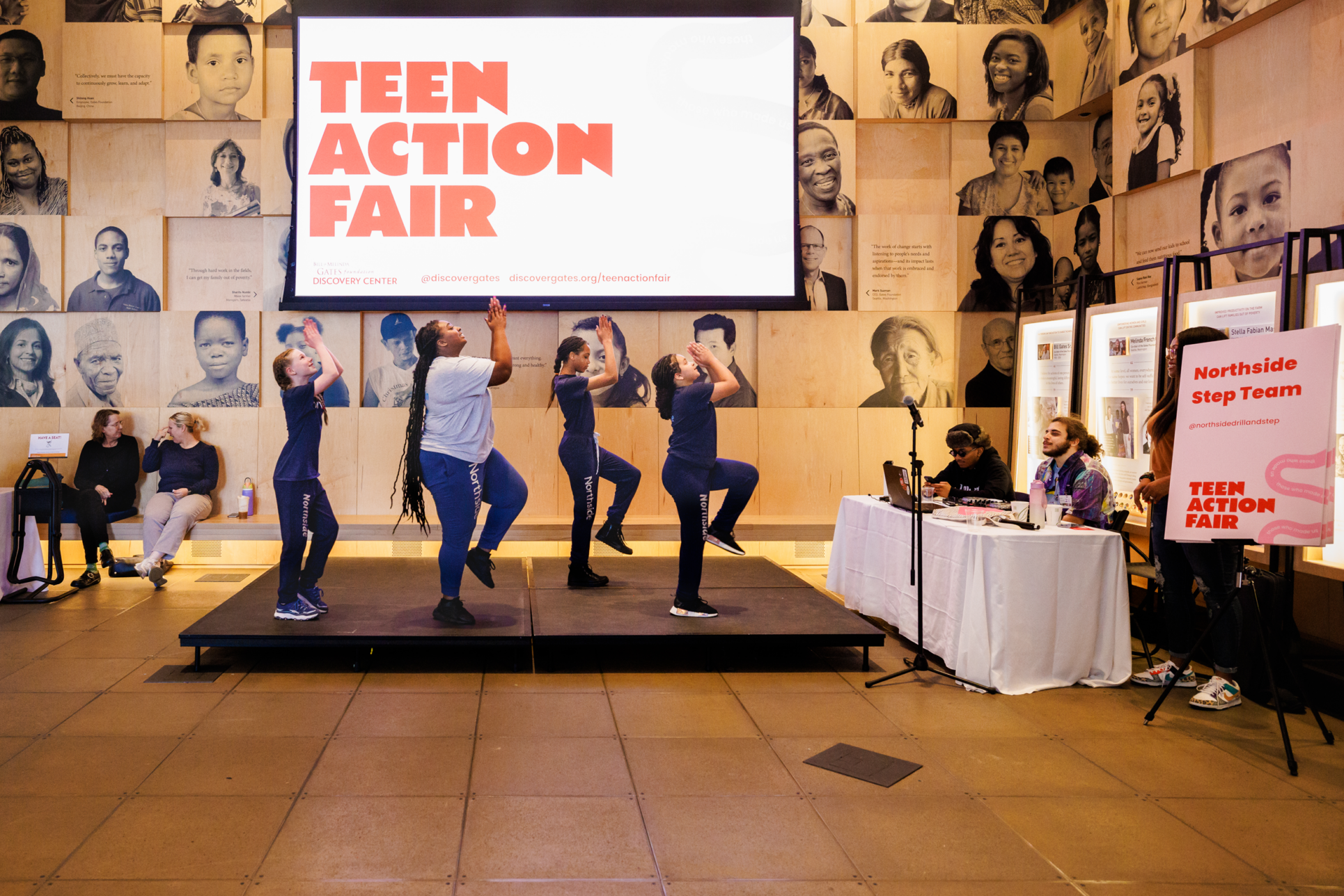 Dancers perform at Teen Action Fair.