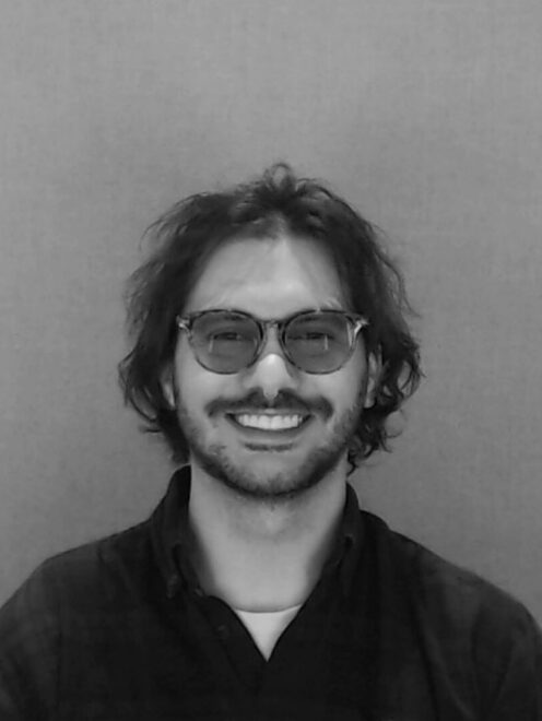 Black and white headshot image of Discovery Center staff member